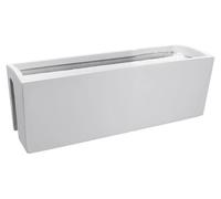 Jardinière de balcon VIVANNO en fibre de verre BALKONA CLASSIC, blanc mat - 60 x 19 x 22 cm