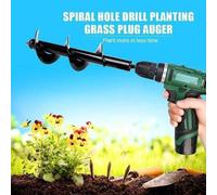 Jardinière De Jardin En Spirale, Foret En Spirale, Ampoule De Fleur, Tige Hexagonale, Tarière De Jardin, Literie, Plantation, Outils De Creuser Des Trous