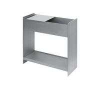 Jardinière de Rangement avec Étagère en Aluminium