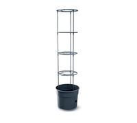 Jardinière de tomates Prosperplast Jardinière de tomates en plastique anthracite 39,2 (longueur) x 39,2 (largeur) x 31,5-153 (hauteur) cm