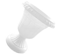 Jardinière Décorative de Porche, Lot de 1 Set de Set de Plastique Blanc