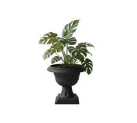 Jardinière Décorative Sur Pied - Botle - Ø 39 Cm H 41 Cm - Graphite - Plastique Durable - Rond Multicolore