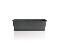 Jardinière décorée avec soucoupe "Balconella" - Gris anthracite - 7L