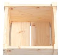 Jardinière d'extérieur 50x50x70 cm Bois de pin massif_2 ans garantie_75587