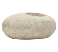 Jardinière D'Extérieur En Résine Effet Pierre Polie - Gris 78,5 X 56 X 33,5 Cm - Élégante, Robuste Et Harmonieuse - Moderne