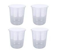 Jardinière d'oignons verts en plastique Transparent, 4 pièces | Kit de culture d'oignon vert réutilisable, producteur d'oignons verts hydroponiques pour plantes hydroponiques