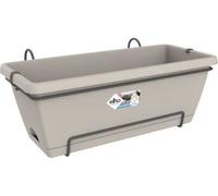 Jardinière Elho Barcelona XL Allin1, 54.5 x 33.5 x 23 cm, 18 L, Taupe, Rectangulaire