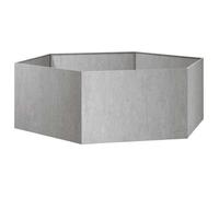 Jardinière en acier corten - MEUBLECHIC - 138x120x45 cm - Rouillé - Sans fond - Acier corten durable