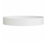 Jardinière en acier corten - vidaXL - Marron - 80x80x20 cm - Acier résistant aux intempéries - Forme ronde