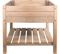 Jardinière en bois haut de gamme XL pour le jardin, la terrasse et le balcon - 79 x 79 x 78 cm