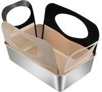 Jardinière en céramique pour 6 plantes avec soucoupe, à arrosage automatique, 16,5 x 17 cm - Comprend 20 étiquettes pour plantes et un système d'arrosage - pour les plantes d'intérieur et de balcon