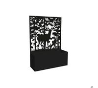 Jardinière en fer avec treillis Motif cerf