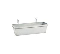 Jardinière en fer galvanisé gris Hanger