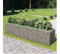 vidaXL Gabion haut-plateau Acier galvanisé 450×90×100 cm