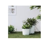 Jardinière et intérieur amovible blanc 15 -15,3 L rotin PP 364685