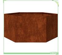Jardinière - FAFEICY - 823676 - Acier corten - 90x90x45 cm - Sans fond
