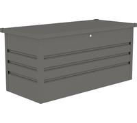 Jardinière G21 Denver 400 L, gris métallisé