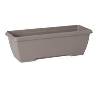 Jardinière - GARDEN ID Teramo - Taupe 60 cm - Solidité - Réserve d'eau intégrée - Recyclé & 100% recyclable - Volume pour plantes