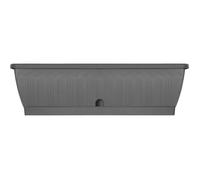 Jardinière - GARDEN ID Terraflor - Anthracite 60cm - Solidité - Réserve d'eau - Recyclé & 100% recyclable - Volume pour plantes.
