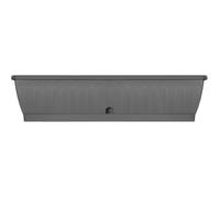 Jardinière - GARDEN ID Terraflor - Anthracite 80 cm - Solidité - Réserve d'eau - Recyclé & 100% recyclable - Volume pour plantes.