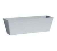 Garden ID Jardinière Green Care Impact 50×16×16 cm 100% recyclé Garantie 10 ans Bleu‑gris