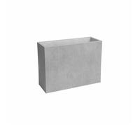 Jardinière haute SYDNEY - Plastique - Gris clair - Rectangulaire - 79.5x295x68 cm - 50 L - ARTEVASI