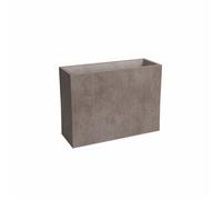 Jardinière haute SYDNEY - Plastique - Taupe - Rectangulaire - 79.5x295x68 cm - 50 L - ARTEVASI