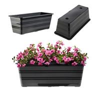 Jardinière KADAX en plastique, anthracite, 40 cm