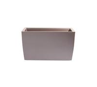 jardiniere marbella - 30,5 x 76 x h 45 cm - 32 l - gris taupe