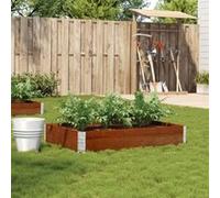 vidaXL Jardinière Marron 120x80 cm Bois Massif de pin