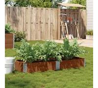 vidaXL Jardinière en pin massif 150 x 50 cm Marron