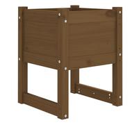 Jardinière Marron miel 40x40x52,5 cm Bois massif de pin