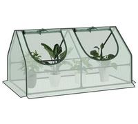 Jardinière modulaire verte 120 x 60 x 60 cm en PE et acier