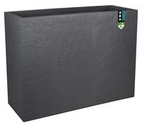 Jardinière murale - Bac à plantes - Anthracite - 63 litres - 99 x 29 x 78 cm - Réserve d'eau pour intérieur et extérieur