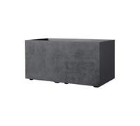 Jardinière murale Millennium R 73 L réserve d'eau anthracite 78,5 x 39 cm
