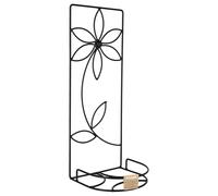 Jardinière murale - Support mural en métal pour plantes - Jardinière suspendue - Style loft industriel - Pour pots de fleurs et plantes - 1 pièce