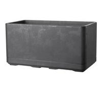 Jardinière Muret - Cosmo - Anthracite - A réserve d'eau - Roulettes - 78 cm anthracite G