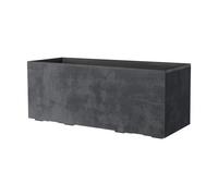 Jardinière Muret - Deroma - Millennium R - Anthracite - A Réserve D'eau - Roulettes - 99 Cm Multicolore