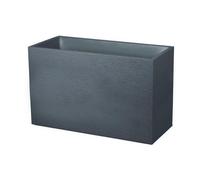 Muret Jardinière Graphit 99,5 × 39,5 × 60 Cm - 116 L - Gris Anthracite - Eda