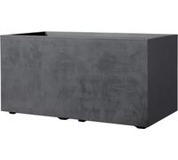 Jardinière Muret Millennium R, 78,5x39x39,1 cm, Anthracite, 73 L, Réservoir d'eau, Recy et Recyclable
