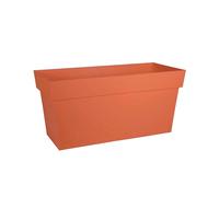 Jardinière Muret Toscane 79 x 36 x 39 cm - Orange terre battue - Eda