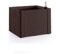 Jardinière Natural Deluxe Moka Quadra - 43 x 43 x 33 cm (h) - 35 l