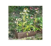 Jardiniere Ninfea R camel a réserve d'eau - Coloris taupe - 60cm