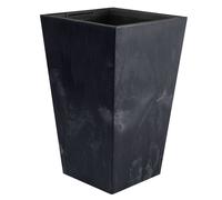Pot haut 26,6 L Prosperplast Urbi Square Pot en plastique à effet AVEC réservoir en couleur Anthracite, 50 (H) x 26,5 (L) x 26,5 (P) cms