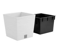 Jardinière Prosperplast Furu Square Low DFS240-S449 - blanc - 7,5l