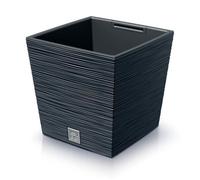 Jardiniere Prosperplast Furu Square Low pot de fleurs avec insert DFS300-S433 - couleur anthracite - 14/19L