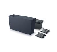 Jardiniere Prosperplast Pot de fleurs Balcon Urbi DUC800M Anthracite 27 litres