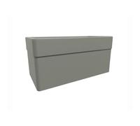 Jardinière Rectangulaire Carel Taupe 78 X 39 X 39 Cm - 63 L - Eda