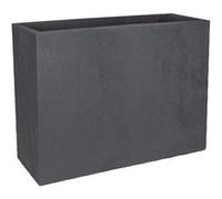 Muret Loft Polypropylène Eda Basalt Up Anthracite 78,5 X 29,5 X H.60 Cm
