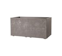 Jardinière rectangulaire Millennium 79 cm réservoir 7 L 73 L brune